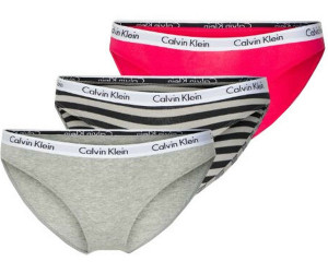 Dámske farebné nohavičky Calvin Klein 3 kusy v balení