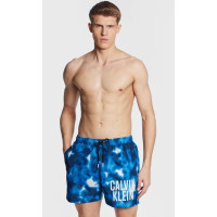 Modré šortky Calvin Klein so vzorom Modré šortky Calvin Klein so vzorom