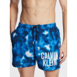 Modré šortky Calvin Klein so vzorom Modré šortky Calvin Klein so vzorom