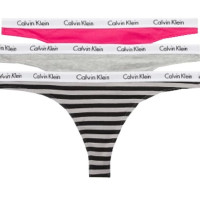 Dámske tangá Calvin Klein 3 kusy v balení Dámske tangá Calvin Klein 3 kusy v balení