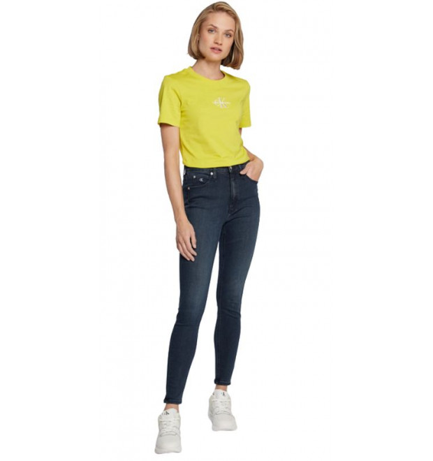 Dámske tričko Calvin Klein Slim Fit žlté Dámske tričko Calvin Klein Slim Fit žlté