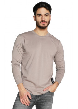 Calvin Klein pánske tričko s nášivkou loga hnedé