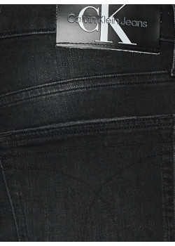 Džínsové čierne kraťasy Calvin Klein Jeans