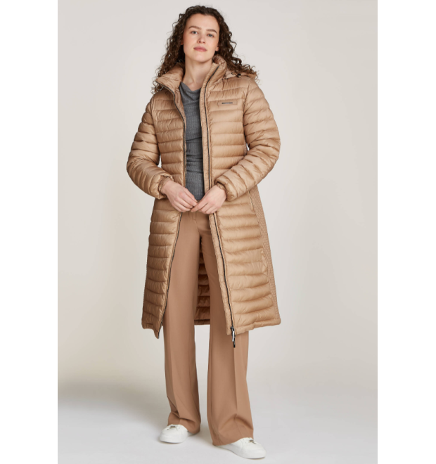 Dámska bunda Calvin Klein v béžovej farbe Dámska bunda Calvin Klein v béžovej farbe