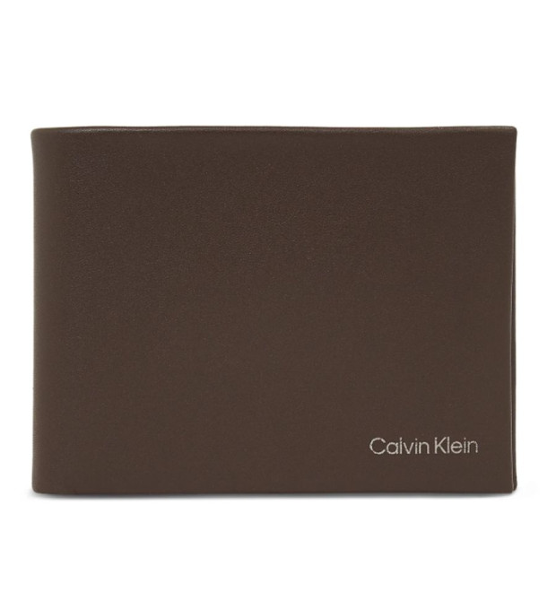 Pánska kožená peňaženka Calvin Klein v hnedej farbe Pánska kožená peňaženka Calvin Klein v hnedej farbe