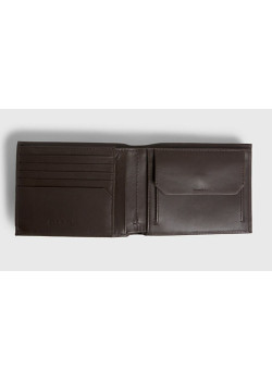 Pánska kožená peňaženka Calvin Klein v hnedej farbe