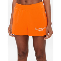 Dámske oranžové šortky Calvin Klein Jeans Dámske oranžové šortky Calvin Klein Jeans