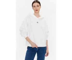 Biela dámska mikina s kapucňou Calvin Klein Jeans