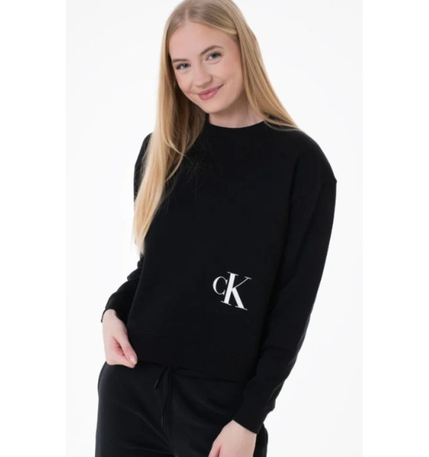 Dámska čierna mikina Calvin Klein Jeans Dámska čierna mikina Calvin Klein Jeans