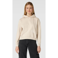 Dámska béžová mikina s kapucňou Calvin Klein Jeans Dámska béžová mikina s kapucňou Calvin Klein Jeans