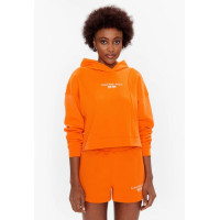 Oranžová dámska mikina Calvin Klein Jeans Oranžová dámska mikina Calvin Klein Jeans