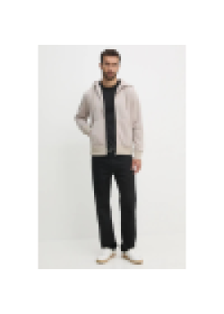Calvin Klein pánska mikina na zips béžová