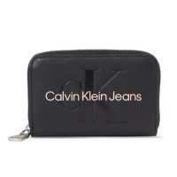 Malá čierna peňaženka Calvin Klein Jeans