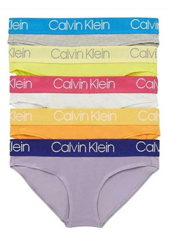 Dámske  farebné nohavičky Calvin Klein 5 kusov v balení