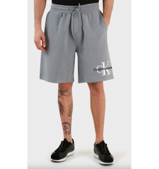 Pánske sivé kraťasy Calvin Klein Jeans