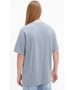 Pánske sivé tričko Calvin Klein Jeans vo voľnom strihu