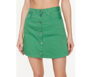 Rifľová zelená sukňa Tommy Jeans
