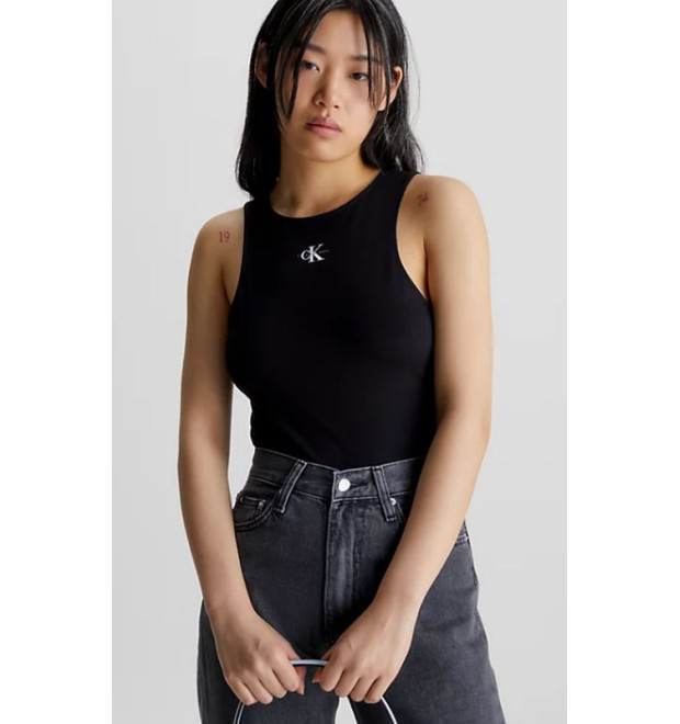 Top v čiernej farbe Calvin Klein Jeans Top v čiernej farbe Calvin Klein Jeans