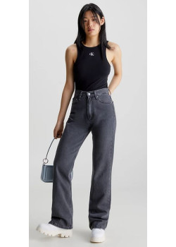 Top v čiernej farbe Calvin Klein Jeans