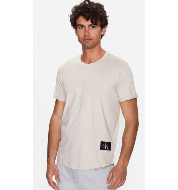 Béžové pánske tričko Calvin Klein Jeans Béžové pánske tričko Calvin Klein Jeans