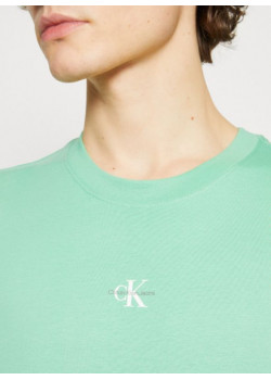 Calvin Klein Jeans pánske tričko mikro logo zelené