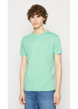 Tričko Calvin Klein Jeans v zelenej farbe