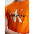 Calvin Klein Jeans pánske tričko s veľkým logom oranžové