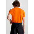 Calvin Klein Jeans pánske tričko s veľkým logom oranžové