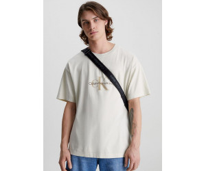 Pánske béžové tričko Calvin Klein  Jeans