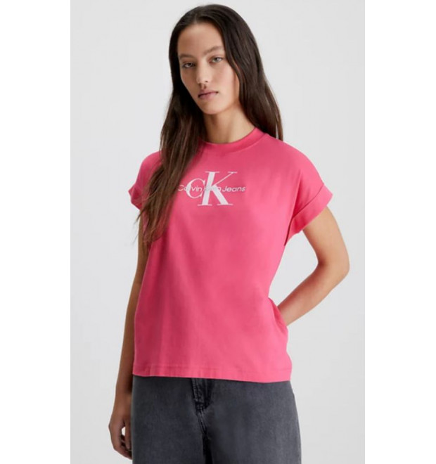 Dámske ružové tričko Calvin Klein Jeans 