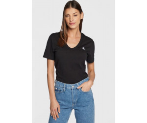 Dámske čierne tričko s krátkym rukávom Calvin Klein Jeans
