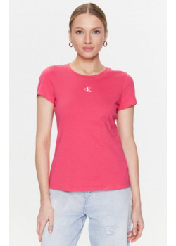 Dámske tričko Calvin Klein Jeans v ružovej farbe