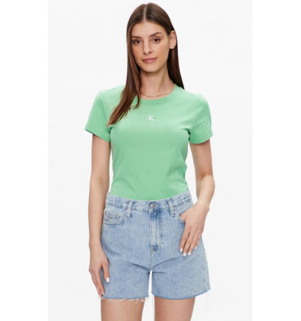 Dámske tričko Calvin Klein Jeans v zelenej farbe Dámske tričko Calvin Klein Jeans v zelenej farbe