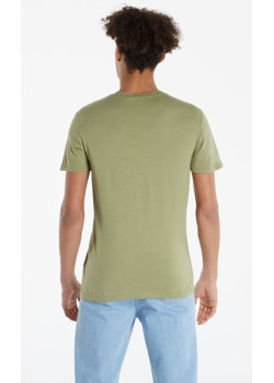 Zelené tričko Calvin Klein Jeans s  logom