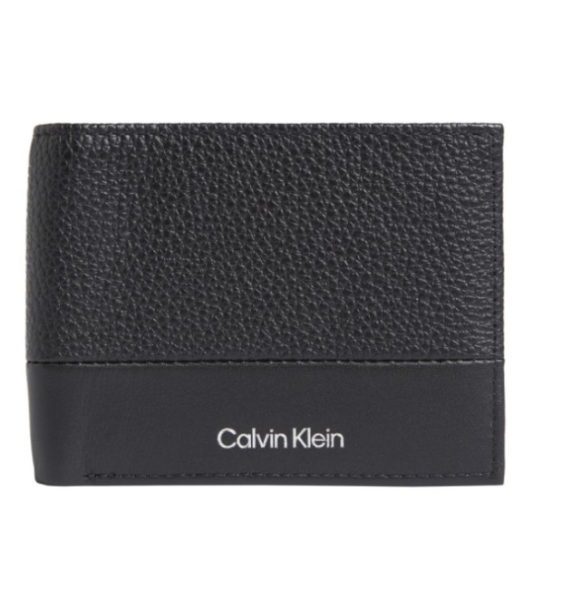 Pánska kožená peňaženka Calvin Klein v čiernej farbe Pánska kožená peňaženka Calvin Klein v čiernej farbe