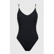Dámske jednodielne plavky Calvin Klein v čiernej farbe