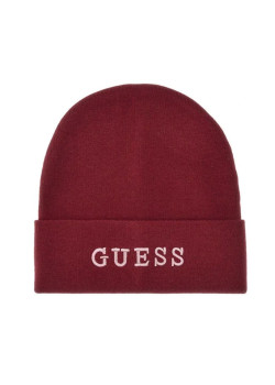 Dámska čiapka Guess v červenej farbe