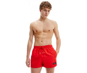 Červené krátke šortky Calvin Klein