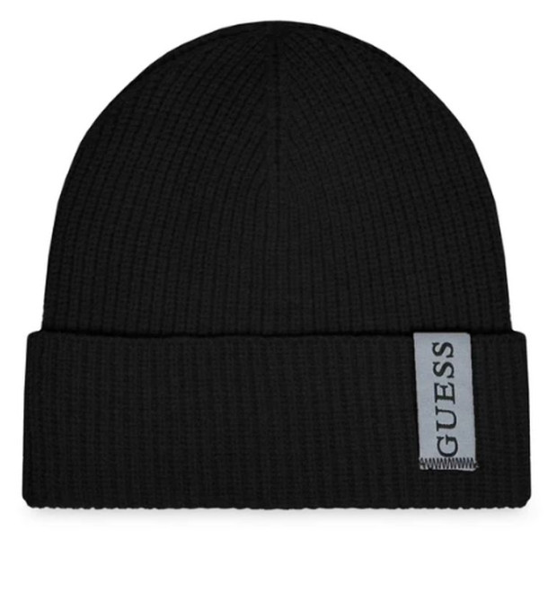 Čierna čiapka Guess Čierna čiapka Guess