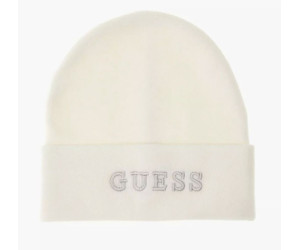 Dámska čiapka Guess v krémovej farbe