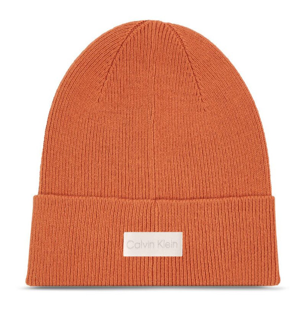 Calvin Klein čiapka oranžová Calvin Klein čiapka oranžová