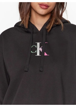 Dámska mikina s kapucňou Calvin Klein Jeans čierna