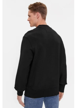 Calvin Klein pánska vyteplená mikina čierna