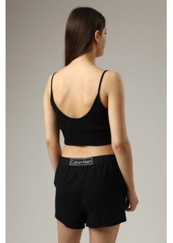 Čierna nevystužená braletka Calvin Klein