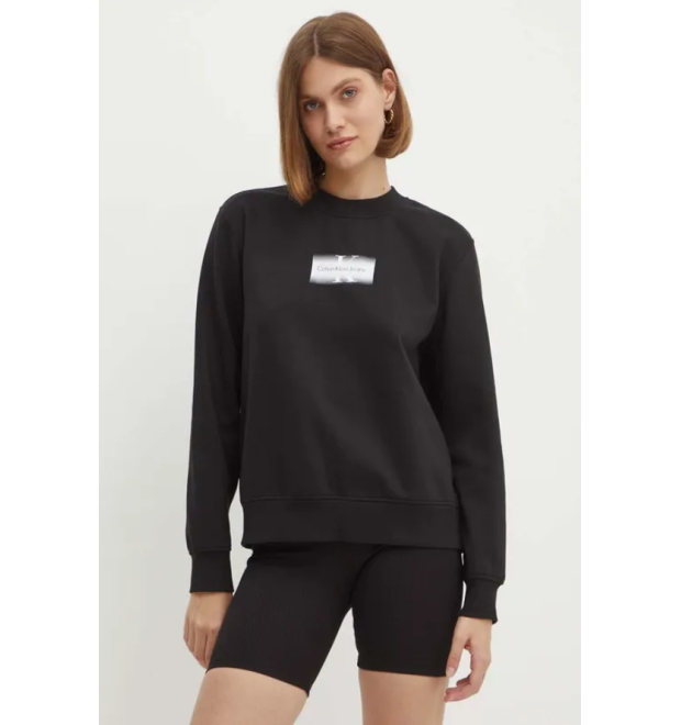 Calvin Klein dámska oversized mikina čierna Calvin Klein dámska oversized mikina čierna