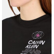 Dámske tričko Calvin Klein oversize čierne Dámske tričko Calvin Klein oversize čierne