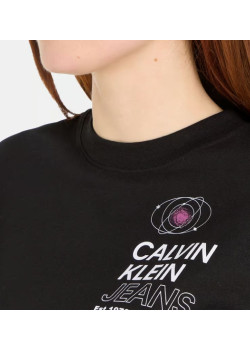 Dámske tričko Calvin Klein oversize čierne