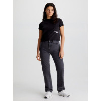 Damske čierne cropped tričko Calvin Klein Jeans Damske čierne cropped tričko Calvin Klein Jeans
