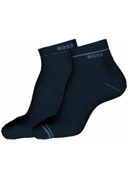 BOSS čierne členkové ponožky 