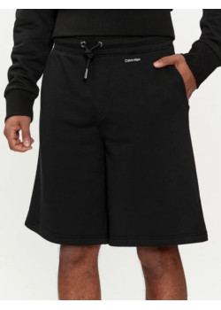 Teplákové kraťasy Calvin Klein v čiernej farbe